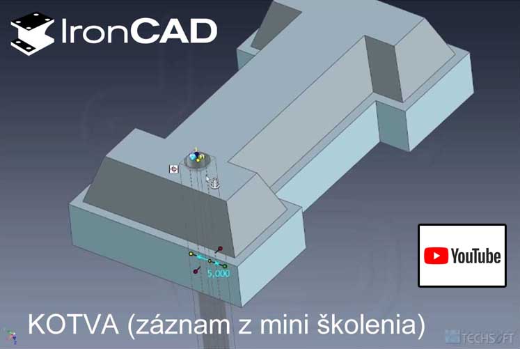 Záznam školenia o kotve objektov IRONCADu