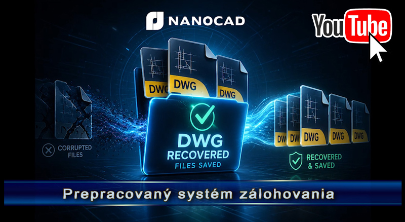 nanoCAD 26 CZ / Zálohy